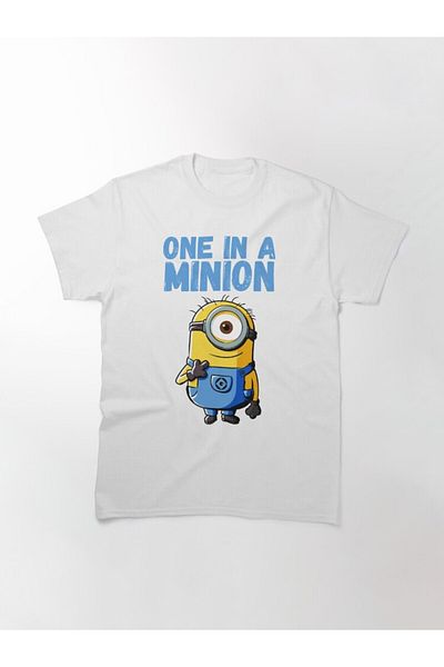 ZOKAWEAR Tricou cu imprimeu Minions Carl One In A Minion unisex - Loose Fit