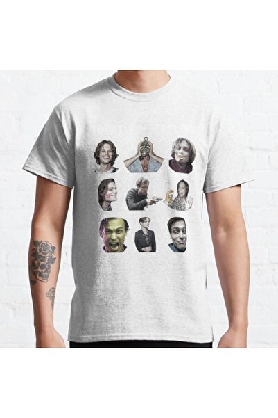 ZOKAWEAR Tricou cu imprimare unisex Spencer Reid Matthew Gray Gubler, cu desi...