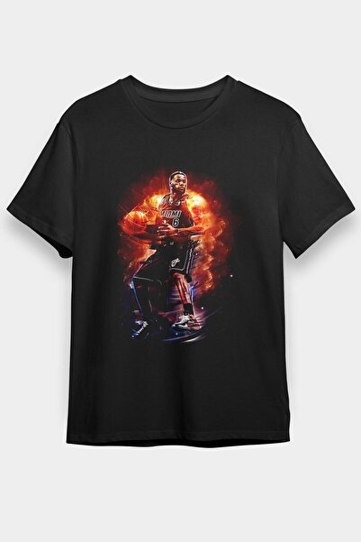 ZOKAWEAR Unisex Loose Fit Lebron James Printed Black T-shirt - Tshirt
