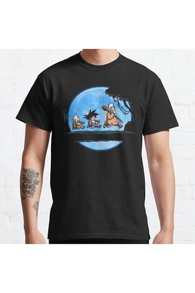 ZOKAWEAR Μπλουζάκι Loose Fit Goku Milk Moon με στάμπα