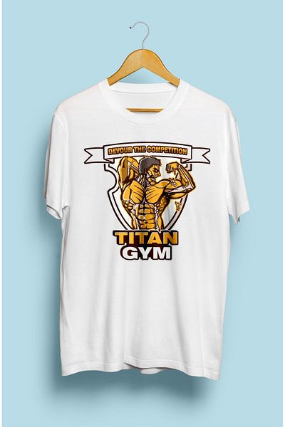 ZOKAWEAR Tricou imprimat cu personaje anime Loose Fit Attack On Titan Gym