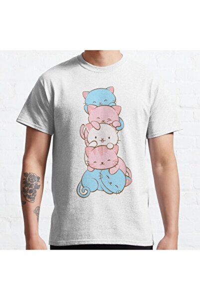 ZOKAWEAR Μπλουζάκι Unisex Transgender Pride Printed - Loose Fit, Cute Kawaii ...