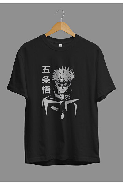 ZOKAWEAR Тениска с щампован дизайн на аниме с джуджуцу Kaisen Satoru Gojo (SE...