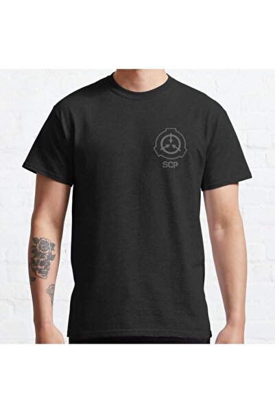 ZOKAWEAR Loose Fit Unisex Scp Foundation Symbol Design Printed T-shirt