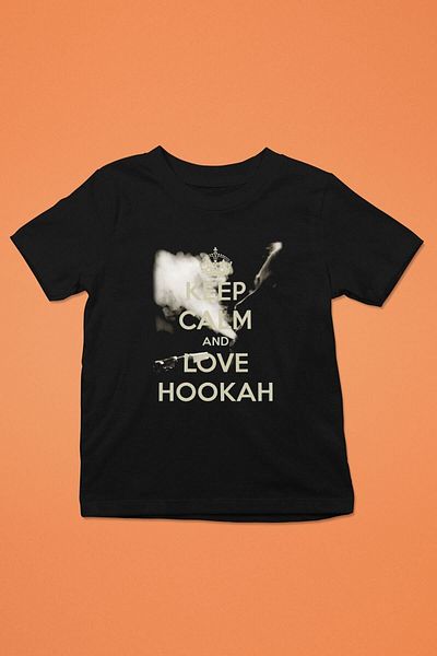 ZOKAWEAR Μαύρο μπλουζάκι Unisex Loose Fit Shisha Printed