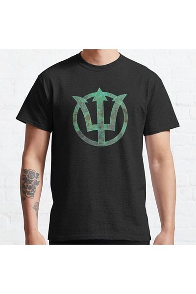 ZOKAWEAR Tricou cu imprimeu unisex Poseidon Loose Fit
