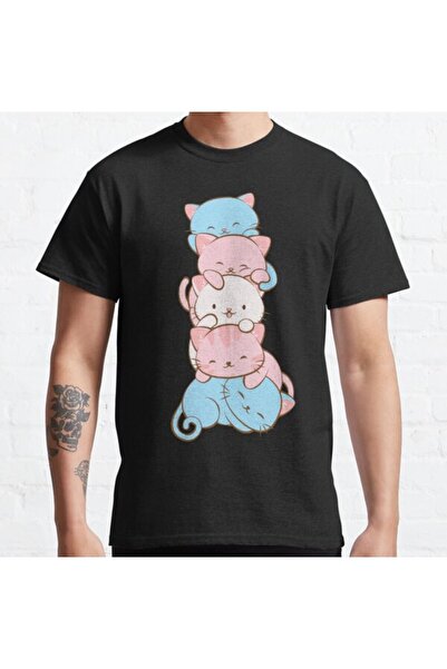 ZOKAWEAR Μπλουζάκι Unisex Transgender Pride Printed - Loose Fit, Cute Kawaii ...