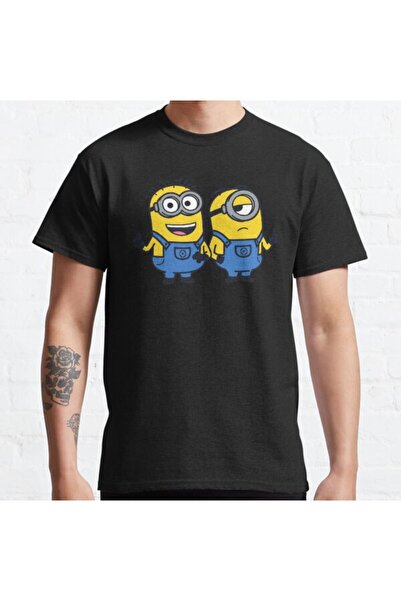 ZOKAWEAR Tricou unisex imprimat cu portretul celor mai buni prieteni Minions ...