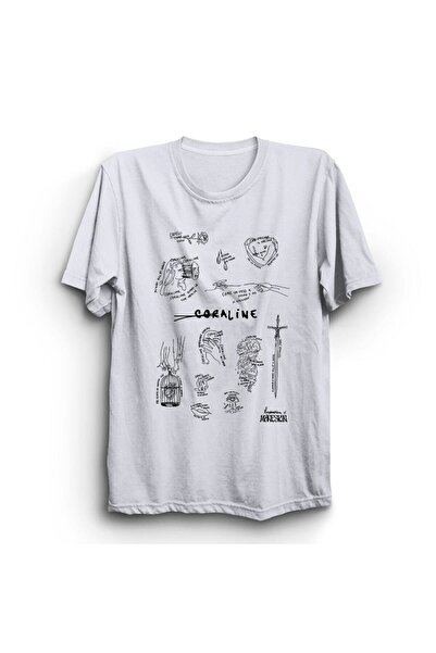 ZOKAWEAR تي شيرت فضفاض للجنسين كورالاين، مانيسكين