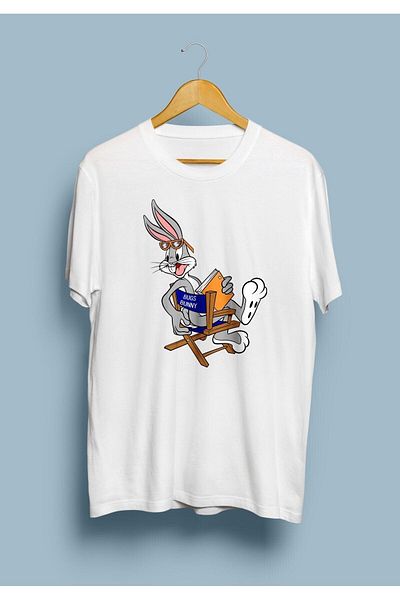 ZOKAWEAR Μπλουζάκι μπόξερ Unisex Loose Fit Bugs Bunny Cute Rabbit Design