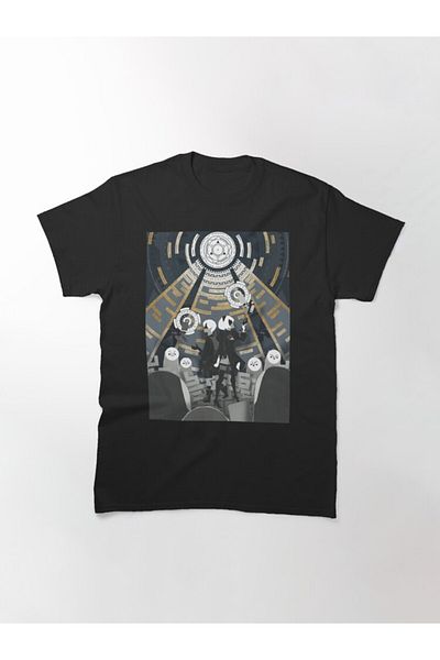 ZOKAWEAR Tricou cu imprimeu unisex Nier: Automata Design Loose Fit