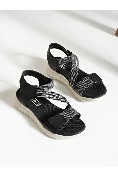 Alemdar Shoes REBUS Black Velcro Women's Sandals