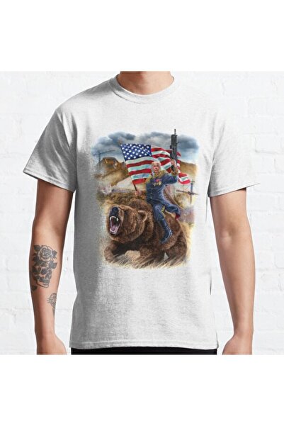 ZOKAWEAR Loose Fit Unisex Δημοκρατίας των ΗΠΑ Πρόεδρος Ντόναλντ Τραμπ Buildin...