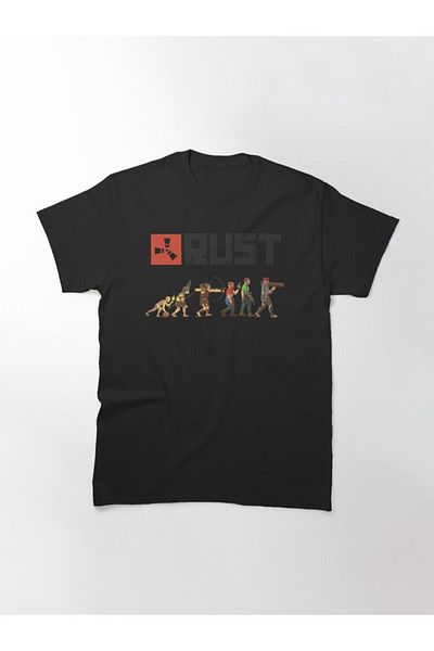 ZOKAWEAR Tricou cu imprimeu unisex Rust Evolution Loose Fit