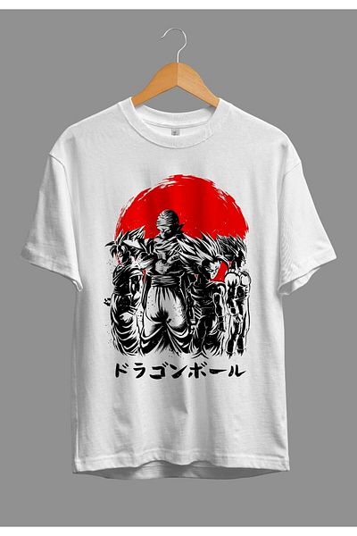 ZOKAWEAR Tricou imprimat cu personaje Dragon Ball Anime