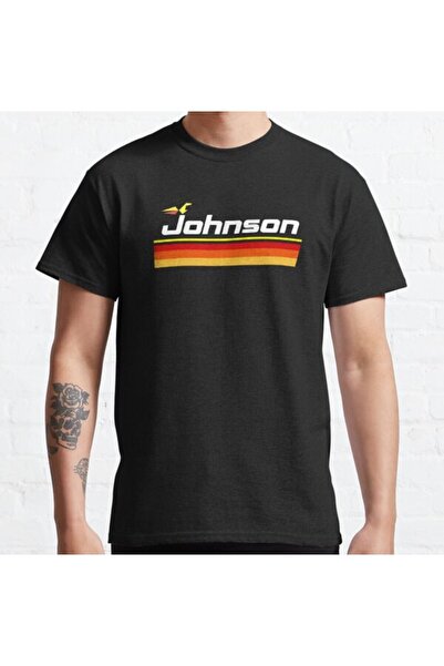ZOKAWEAR Tricou cu imprimeu unisex retro Johnson Outboards