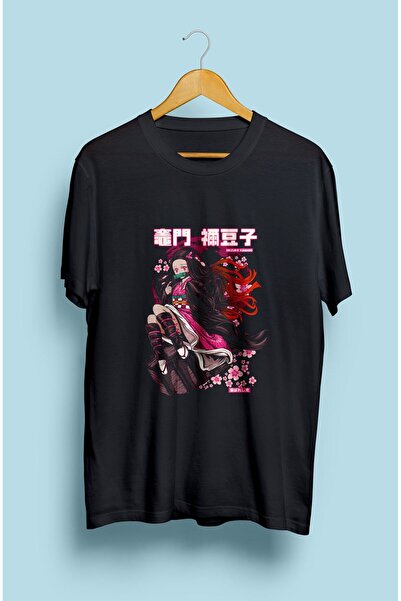 ZOKAWEAR Μπλουζάκι με τυπωμένο χαρακτήρα Anime Loose Fit Unisex Demon Slayer ...