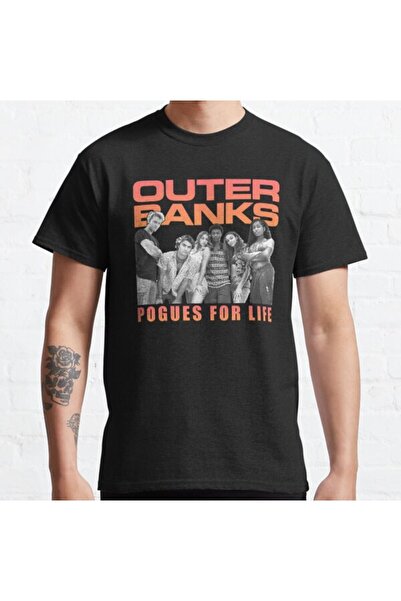 ZOKAWEAR Tricou cu imprimeu unisex Outer Banks Group Shot Pogues For Life Por...