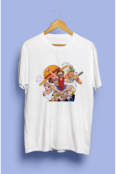 ZOKAWEAR Tricou cu imprimeu cu design de pirati cu pălărie de paie loose fit