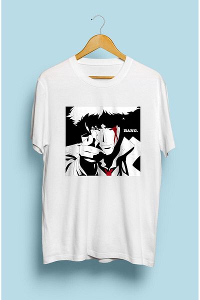 ZOKAWEAR Μπλουζάκι με τυπωμένο Anime χαρακτήρων Cowboy Bebop Spike Spiegel