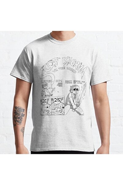 ZOKAWEAR Μπλουζάκι με στάμπα Loose Fit Unisex Scott Pilgrim Vs The World Design