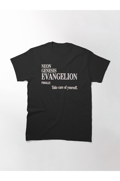 ZOKAWEAR Loose Fit Take Care Of Yourself - Μπλουζάκι με στάμπα με σχέδιο Evangelion