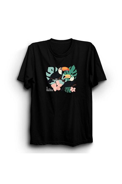 ZOKAWEAR Tricou unisex, pasăre tucan, pasăre tucan, dragoste necondiționată, Spirit Mate și Love Number Sequence