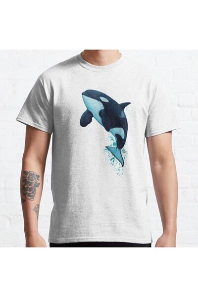 ZOKAWEAR Bol Kalıp Unisex "the Matriarch" By Amber Marine ~ Killer Whale Tasa...