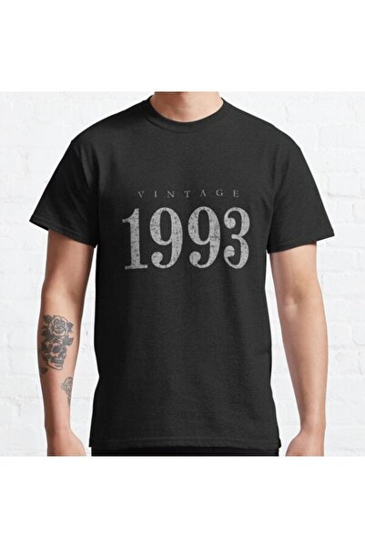ZOKAWEAR Široka unisex vintage majica iz 1993. (ANTIKNO SIVA) dizajn poklona ...
