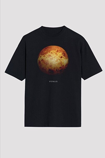 ZOKAWEAR Μπλουζάκι Unisex Loose Fit Planet Venus Printed - Tshirt