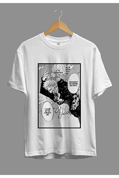 ZOKAWEAR Široka majica sa dizajnom Jujutsu Kaisen Toge Inumaki anime Sa print...