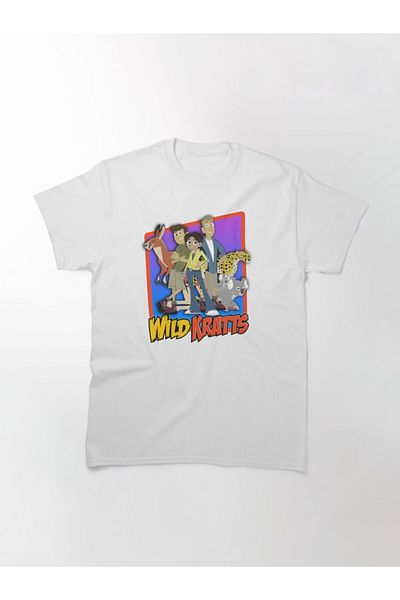 ZOKAWEAR Τυπωμένο μπλουζάκι Loose Fit Unisex Wild Kratts Team Design