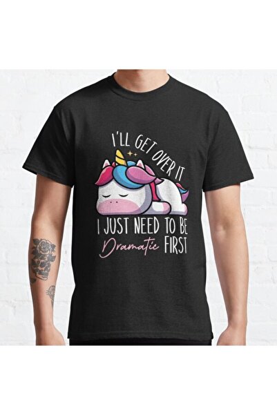 ZOKAWEAR Loose Fit Unisex Funny Unicorn Saying I'll Get Over It Απλά Χρειάζομ...