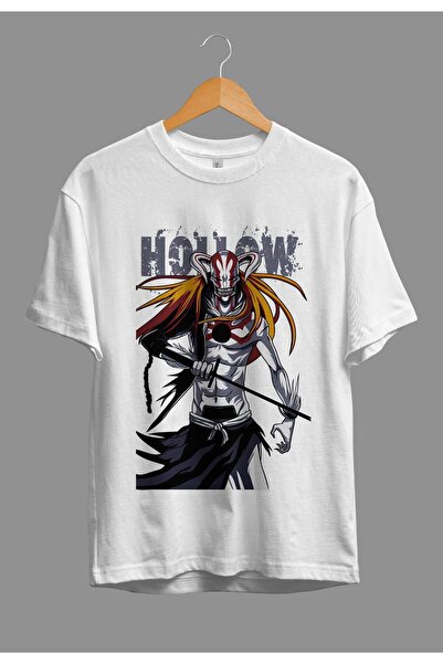 ZOKAWEAR تي شيرت أنيمي بتصميم مخصص من Bleach Ichigo Kurosaki (HOLLOW VASTO LORD)