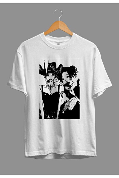 ZOKAWEAR Voľné čierne kamienky (NANA OSAKİ) Anime tričko so špeciálnym dizajnom