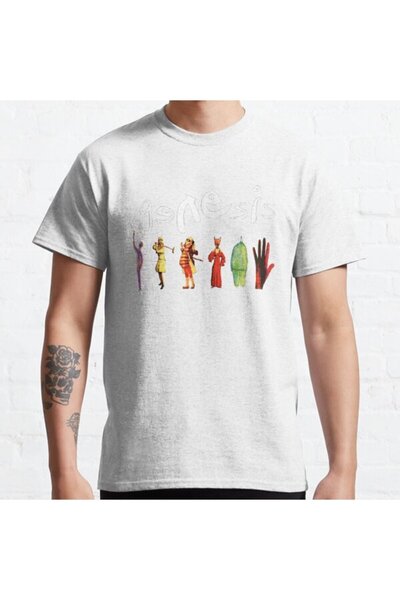 ZOKAWEAR Unisex Genesis Design Štampano široka majica