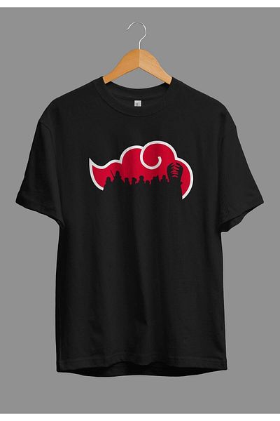 ZOKAWEAR Tricou cu imprimeu unisex, cu model de personaje anime, Uchiha Itachi Naruto