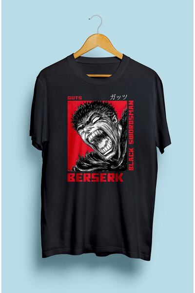 ZOKAWEAR Τυπωμένο μπλουζάκι Loose Fit Unisex Berserk Anime Guts Character Design