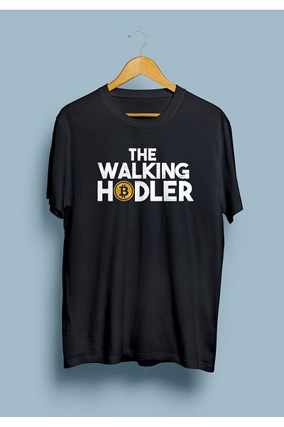 ZOKAWEAR Τυπωμένο μπλουζάκι Unisex The Walking Hodler Bitcoin Design