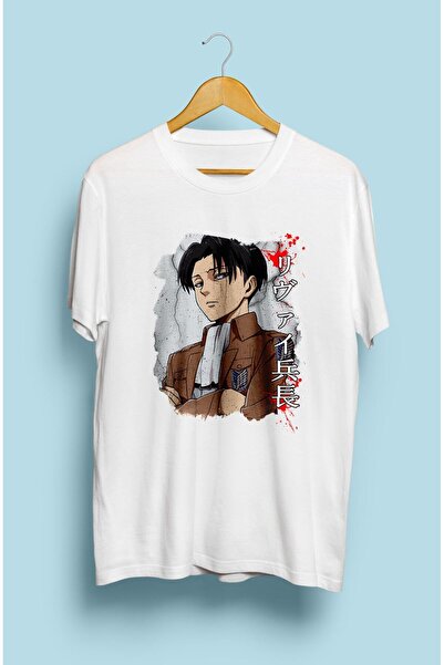 ZOKAWEAR Loose Fit Attack On Titan Levi Ackerman Anime Character Printed Desi...