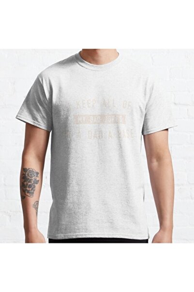 ZOKAWEAR Loose Fit Unisex Funny Dad Joke I Keep All Of My Jokes σε ένα μπλουζ...