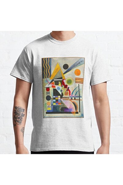 ZOKAWEAR Τυπωμένο μπλουζάκι Loose Fit Unisex Kandinsky Swinging Design
