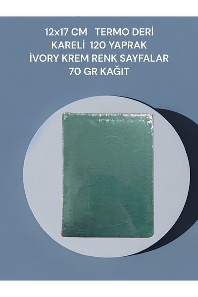 SEYFİKİRTASİYE 12x17 سم جلد حراري مربع 120 ورقة كريم عاكس صفائح ملونة 70 غرام ورقة