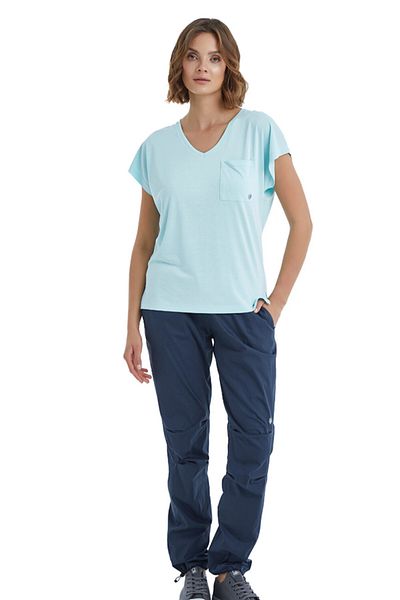 Blackspade Women's V-Neck T-Shirt-60400-Turquoise Green