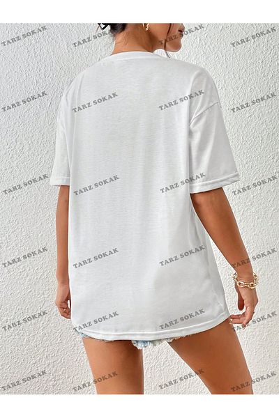 Korefanzin Γυναικείο μπλουζάκι ώμου με σχέδιο BAY Goth - Unisex, Drop Cut KOD-1366