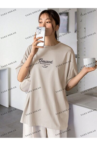 Adrift BAY Unisex Графічний футболка з низькими плечима - KOD-1386