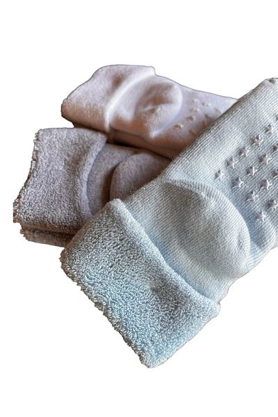 Maksuu 3-Piece Anti-Slip Protected Towel Socks
