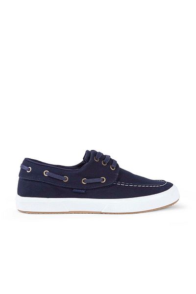 BUCKHEAD Αθλητικά παπούτσια 4320 Edoras Navy Blue Summer Lenen Comfort Sneaker