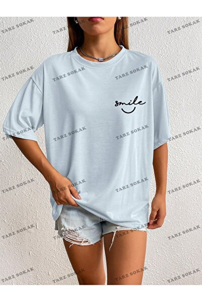 Adrift Унісекс BAY Жіноча футболка з принтом і низькими плечима КОД-1373