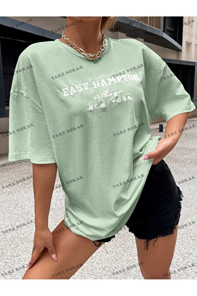 nrage Top cu text pe umăr brodat unisex BAY - Damla KOD-1351